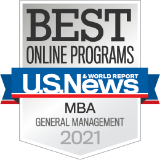 Best Online Programs U.S. News MBA General Management 2021